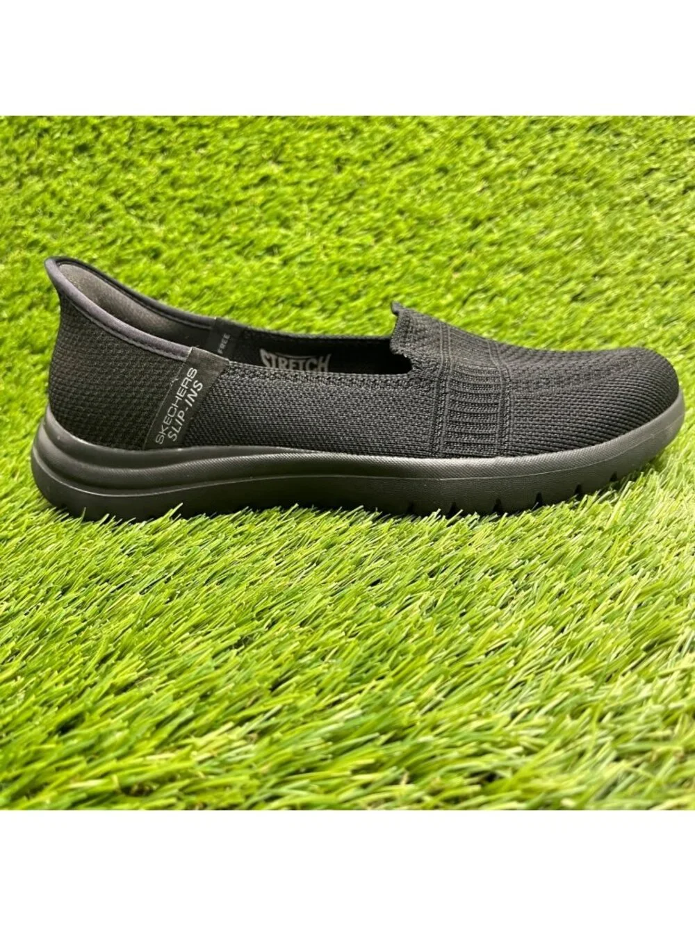 Skechers On-The-GO Flex Camellia Women Size 7 Black Casual Walking Slip On Shoes